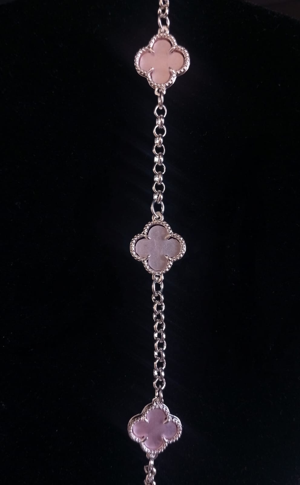 Pulsera Trébol Rosa