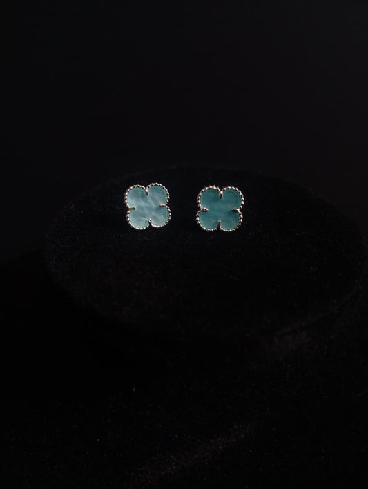 Aros Trébol Celeste