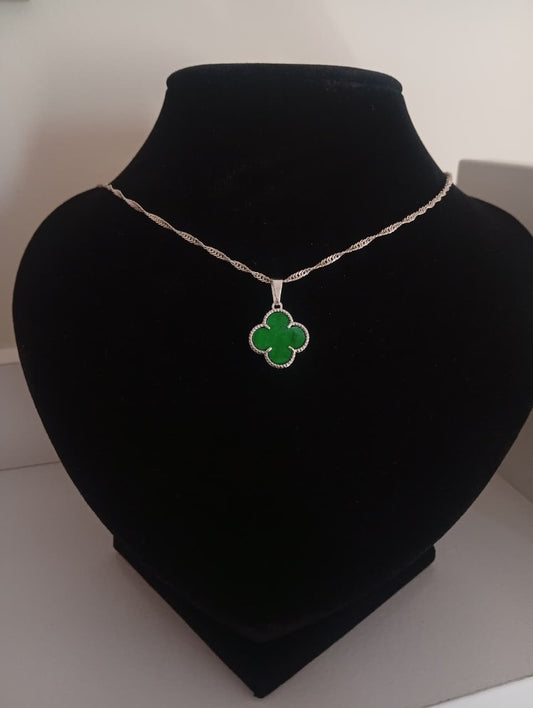 Collar Trebol de la Buena Suerte