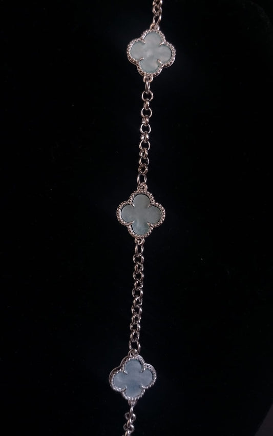 Pulsera Trébol Celeste